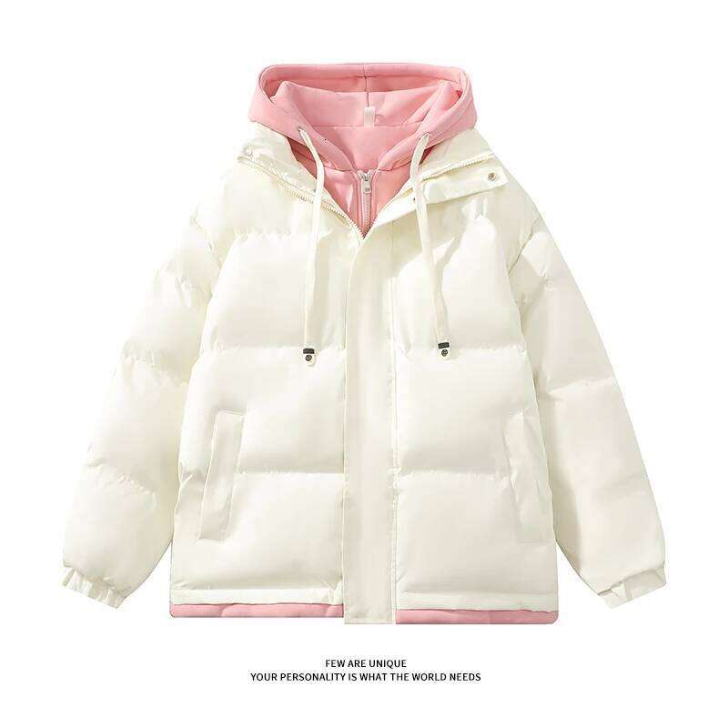 Winter Women 2025 New In Casual Thick Warm Jackets Hood Coats Solid Loose Female Down Outerwears Chaquetas Parkas Mujer Coats Designer Women