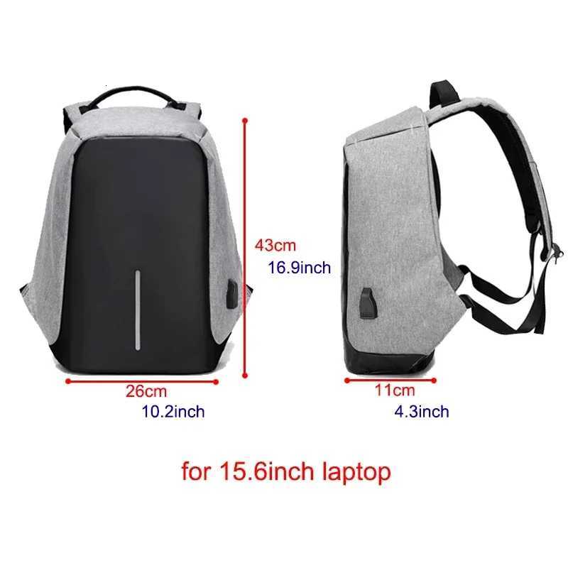 Antitheft Backpack Bag 156 Inch Laptop Men Mochila Male Waterproof Back Pack Backbag Large Capacity School Backpack Designer W251025