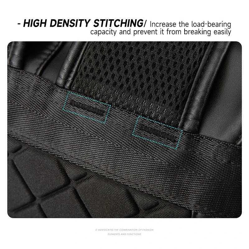 2024 LetherMen Backpack Vintage For Teenager Laptop PC Portable Bags Designer Boys Travel Backpack Thin School Luxury Mochila W251025