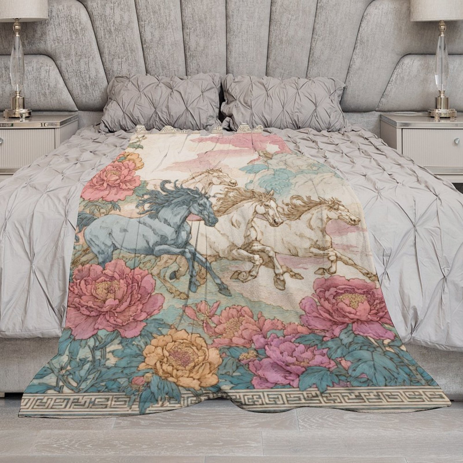 H Designer Horse blanket blanket throw cashmere vibration blanket copert Home Travel Throw Summer Air Conditioner Beach home bedding blankets throws H