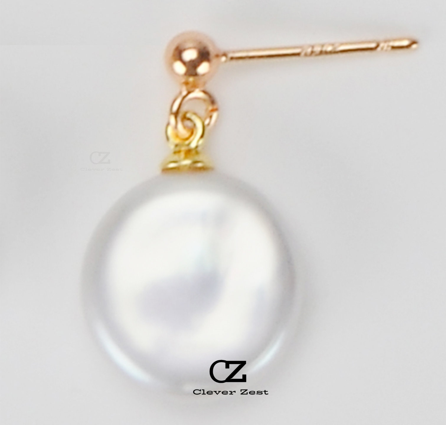 Natural White Baroque Pearl Earrings with 14K Gold-Filled Studs Fashionable and Versatile, Perfect for Any Occasion Memorial Day Gift, Best Friend Gif