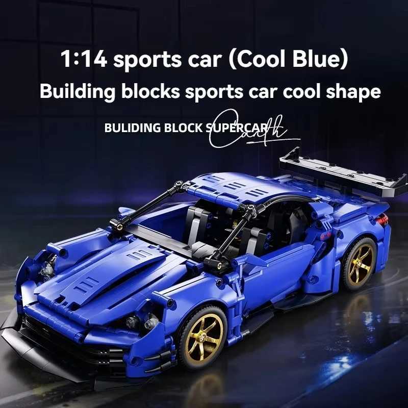 1000pcs 2025 Technical Super Speed GTR Sport Car Building Blocks Assemble Bricks Racing Vehicle Toys Gifts For Adult Friend C251023