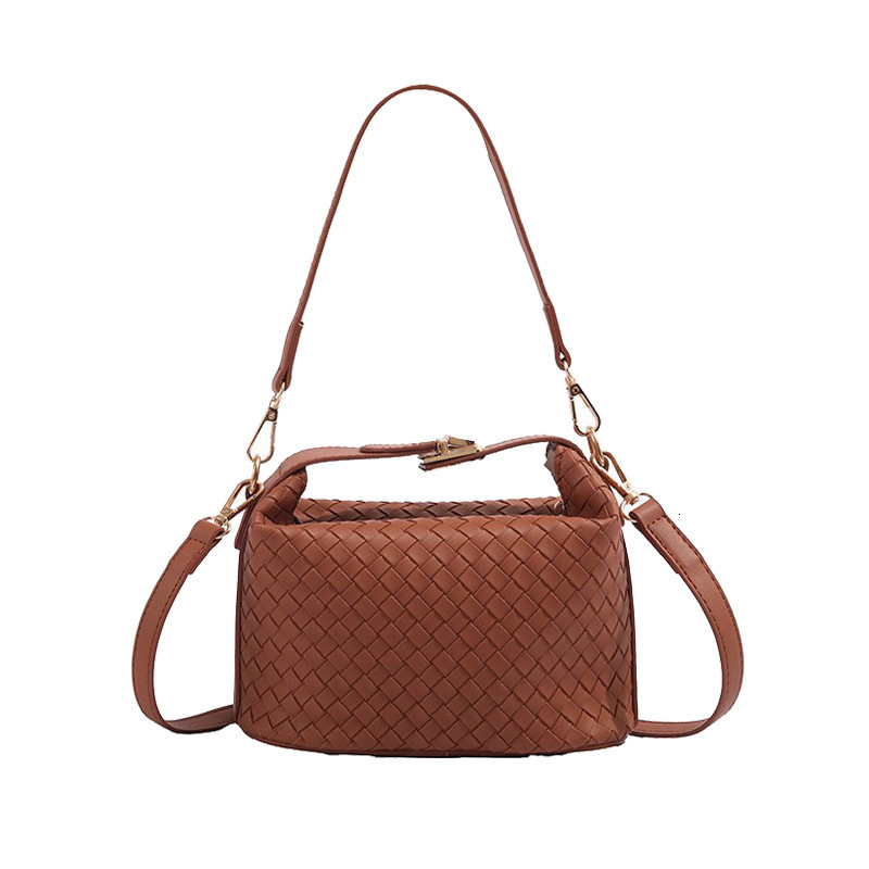 Luxury Brand Designer Bag Fashion Leather Woven Bag For Women 2025 New Fashion Handbag Small Bag Autumn Winter Stylish Shoulder Crossbody Lunch Box Ba