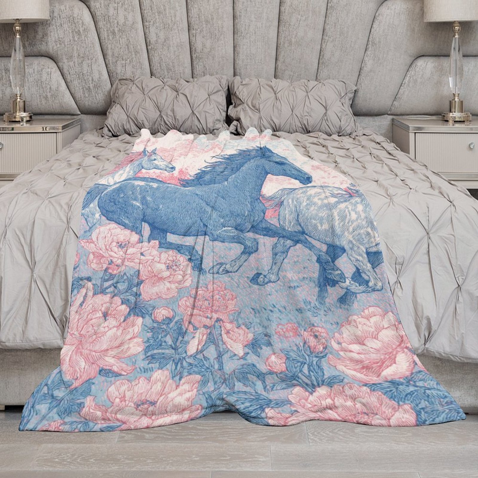 H Designer Horse blanket blanket throw cashmere vibration blanket copert Home Travel Throw Summer Air Conditioner Beach home bedding blankets throws H