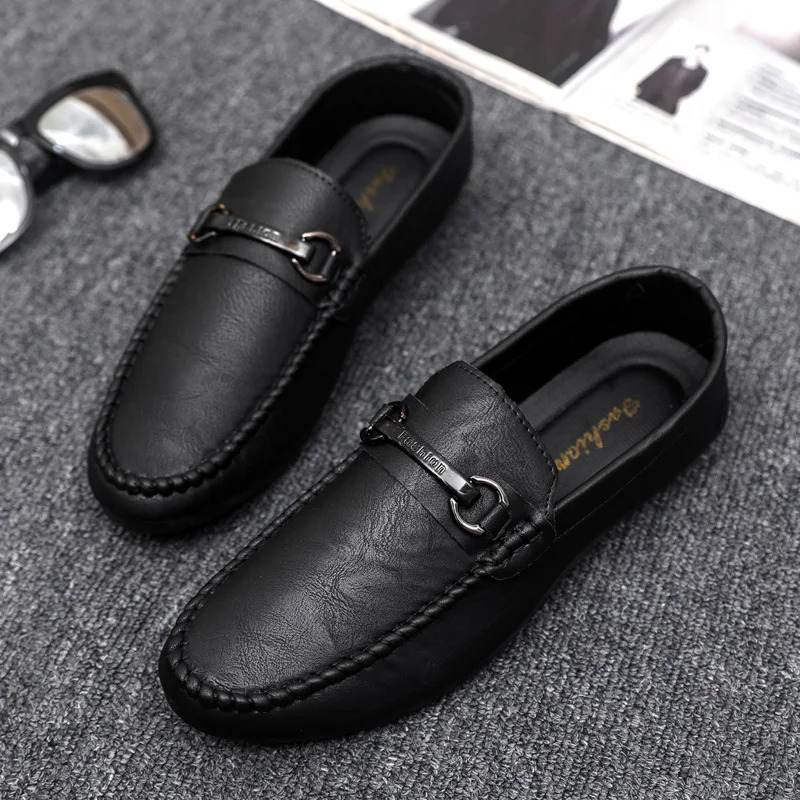 High Quality Leather Men Casual Shoes Comfortable Light Men Loafers Formal Men Dress Shoes Breathable Slip on Men Driving Shoes 251023
