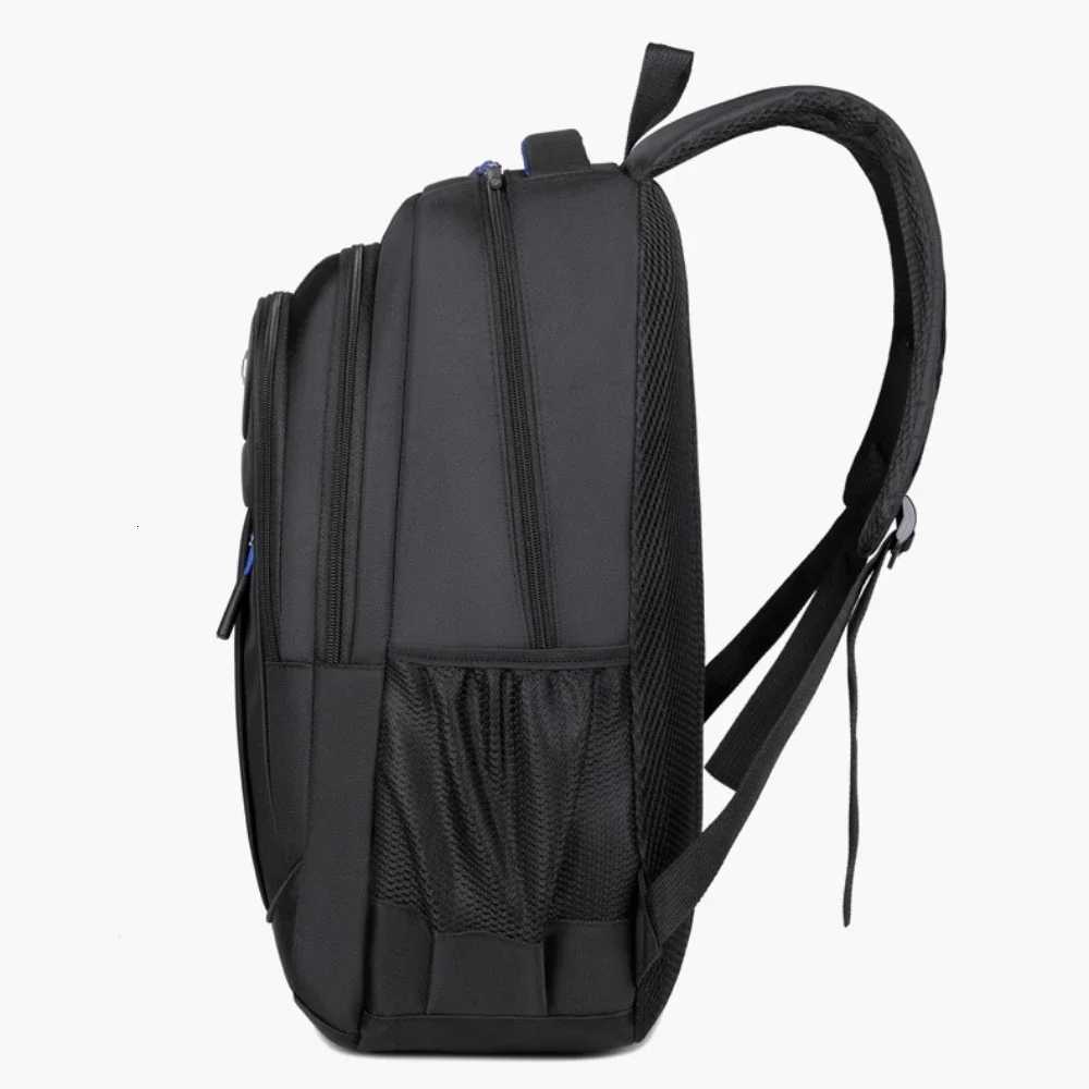 Classic Mens Business Backpack Largecapacity Student School Bag Oxford Waterproof Casual Travel Lightweight Laptop Backpack W251025