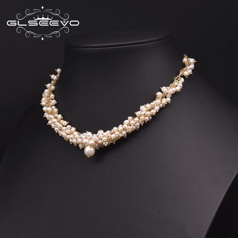 Natural Freshwater Pearl Charm Chokers Necklaces For Women Wedding Trendy Gift er Fine Jewelry GN0235 251016
