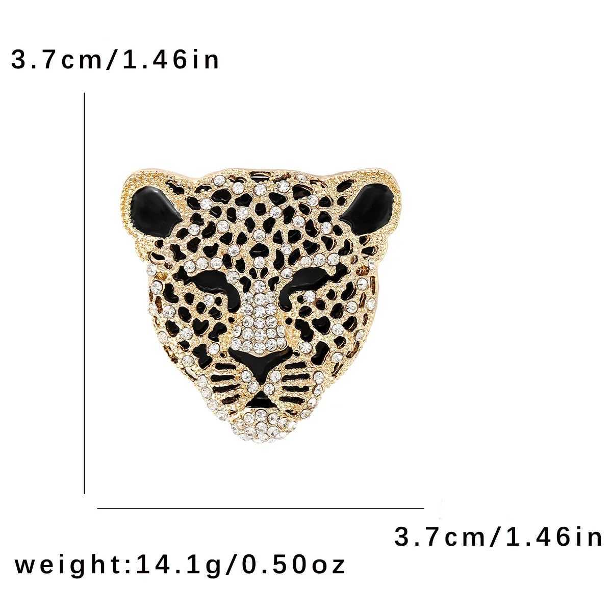 Rhinestone Leopard Brooches for Women Unisex Animal Pins Event Party Backpack Decoration Clothes Accessories J251115