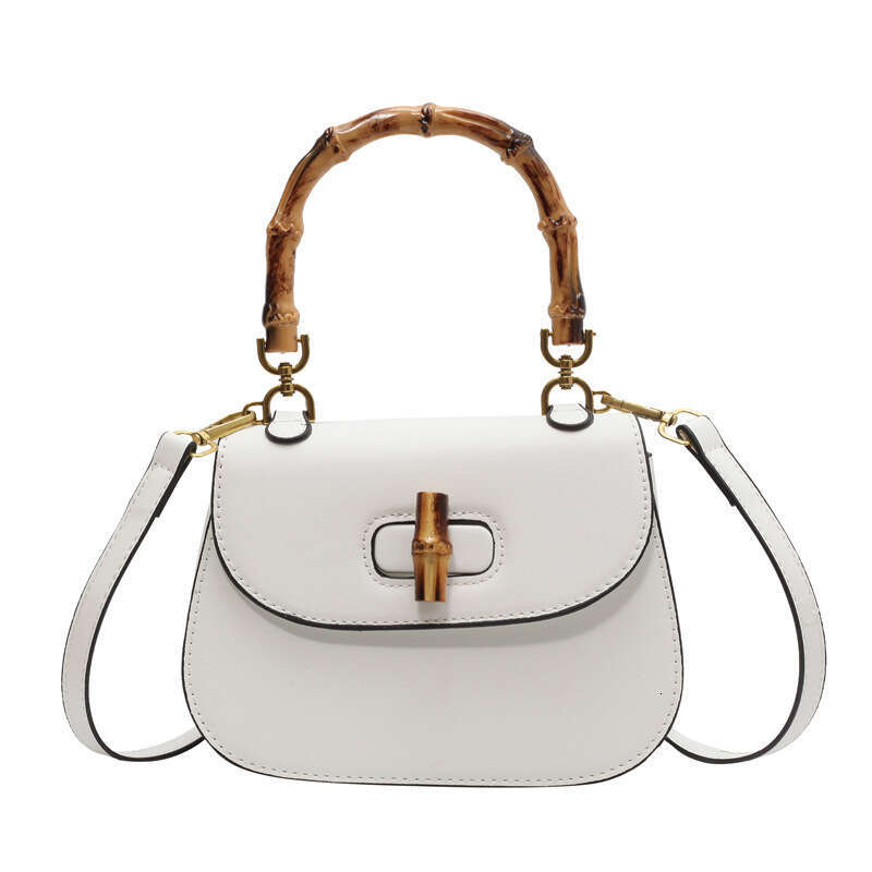 Handheld Bamboo 2025 New Saddle Women's Simple Fashion Trendy Shoulder Crossbody Bag