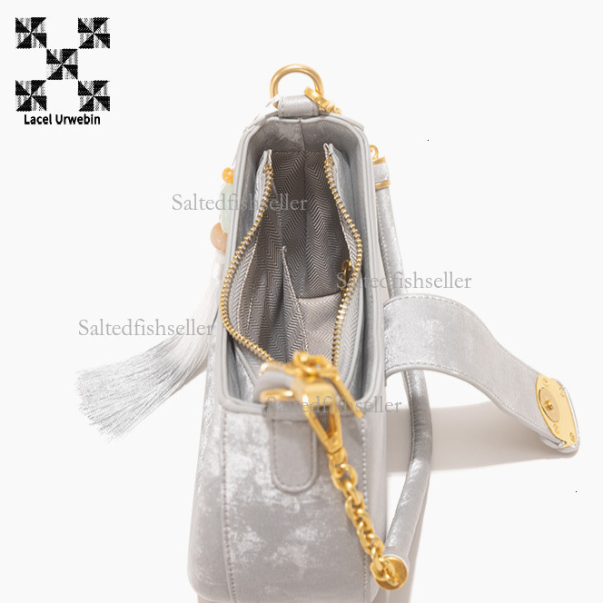 Lacel Urwebin Designer New Chinese Underarm Bag Luxury Trendy Simple Style Velvet Shoulder Bag Fashion Mini Women's Bag Phone Bag Handbag