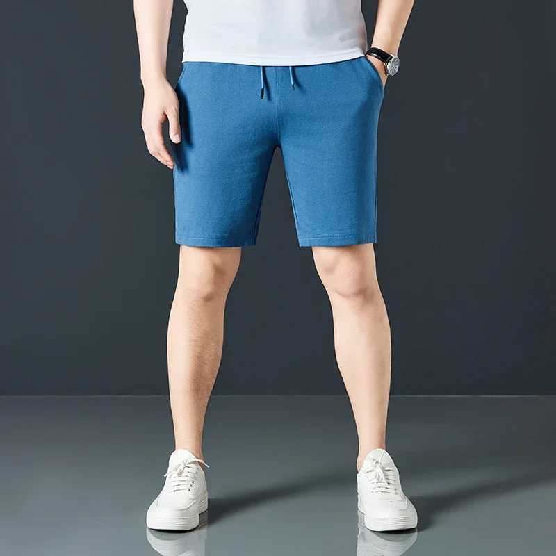 Mens Casual and Fashionable Pure Cotton Shorts with Drawstring and Comfortable PantsXJ251025