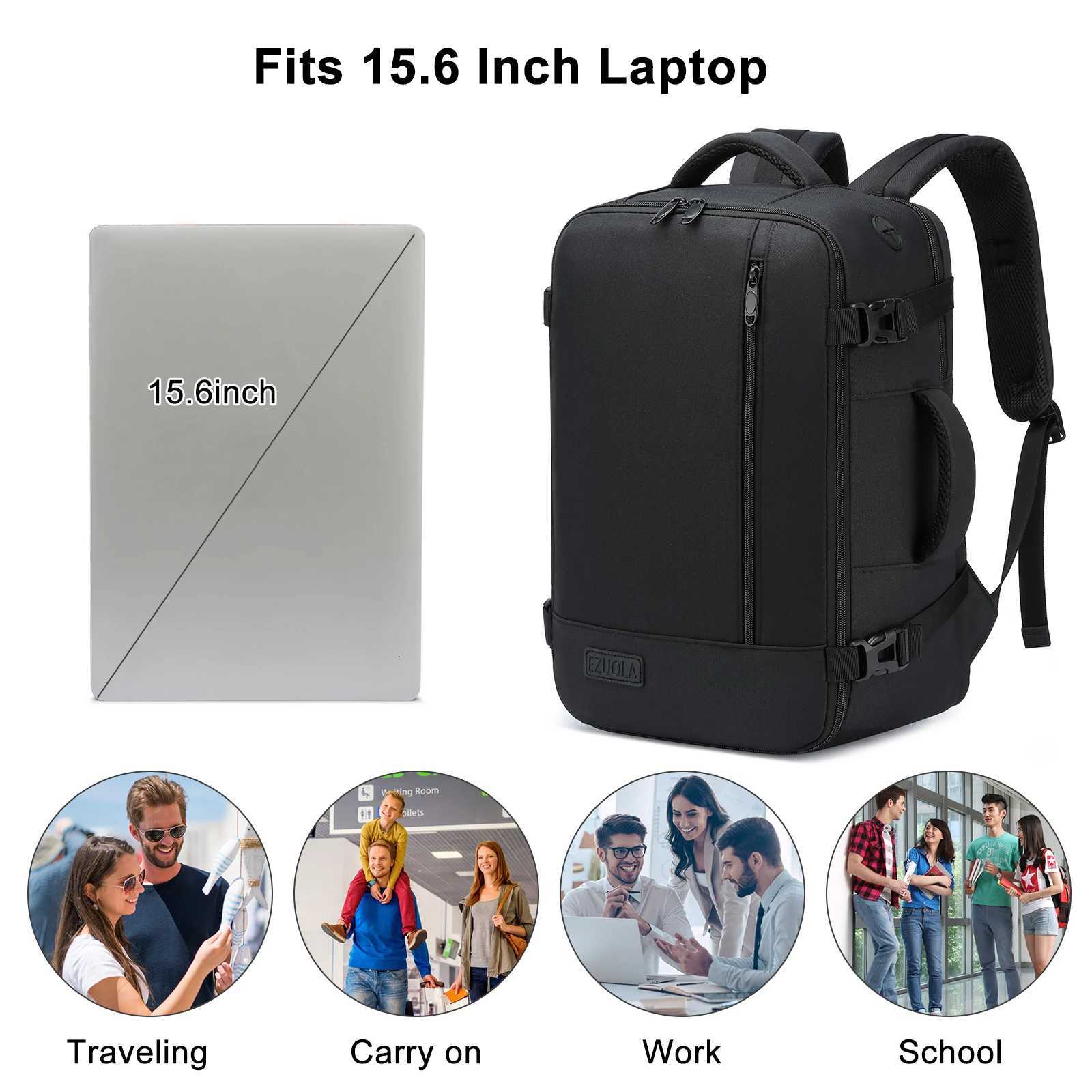 travel backpacks 40x20x25 ryanair Hand luggage with laptop compartment portable luggage students business people school cabinbag W251025