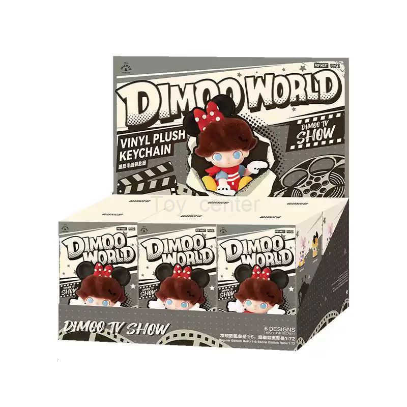 Disney POPMART DIMOO World x Series Vinyl Plush Keychain Blind Box Figure H251025