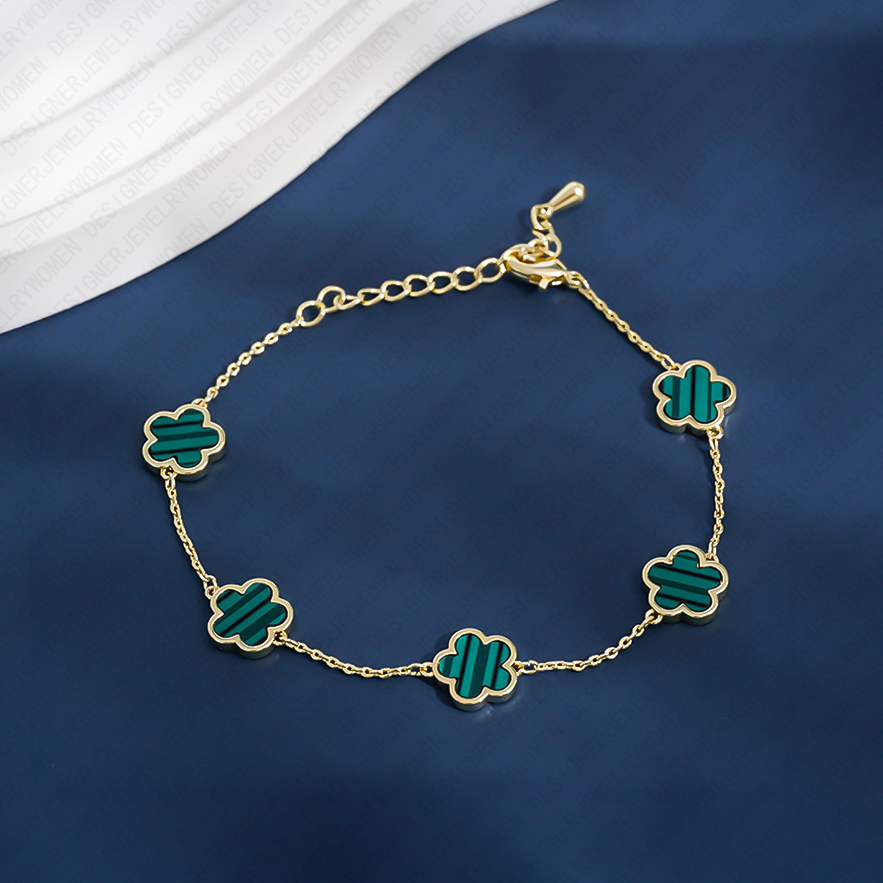 Designer Bracelet Bracelet for Women Five Petal Flower Bracelets Petal Bangle Gold Bangles Luxury Jewlery Designer for Women Elegant Timeless Fashion 