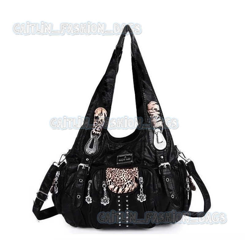 Angel Kiss Bag Women Fashion Handbags Pu Leather Shoulder Bags Satchel Bigcapacity Purse Womens H251025