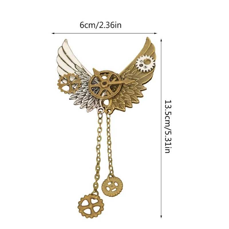 Steampunk Jewelry Steampunk Brooch Gears Mechanical Lapel Pin Women Men J251115