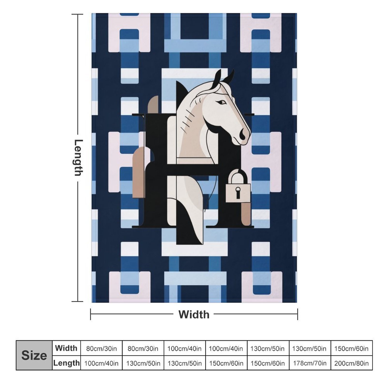 H Designer Horse blanket blanket throw cashmere vibration blanket copert Home Travel Throw Summer Air Conditioner Beach home bedding blankets throws H