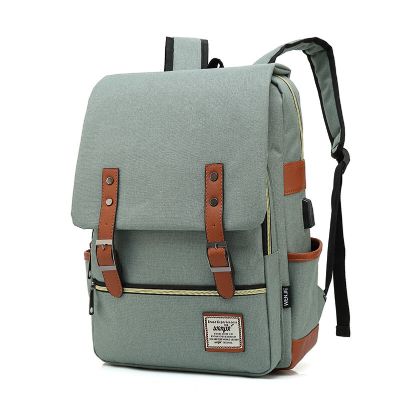 New designer personalized retro neutral outdoor canvas large travel backpack fashionable backpack