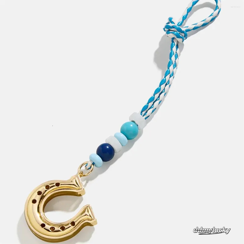 Colorful Hand Woven Keychain: Bohemian Bag Hanging Pendant With Bead Accents, DIY Accessories Ddmylucky