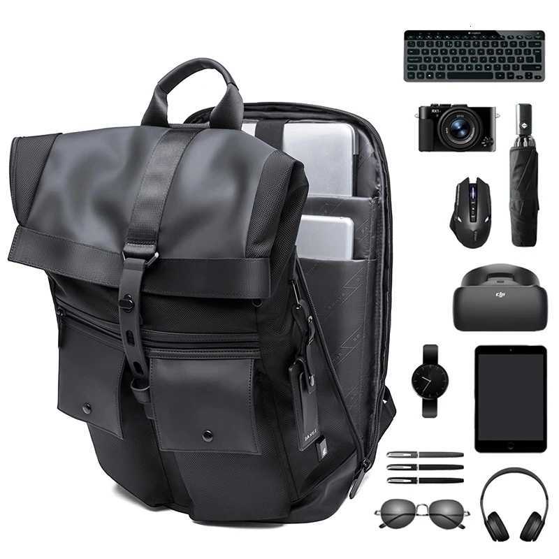 Bange Men Fashion Backpack 156inch Multifunctional Waterproof Backpack Daily Travel Bag Casual School Rucksack W251025