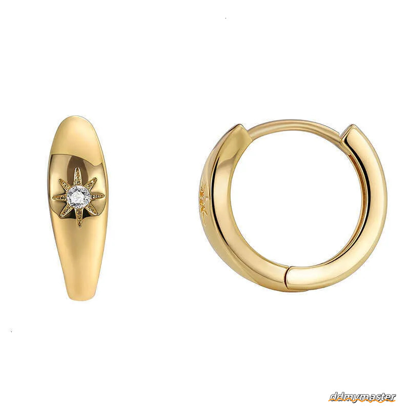 Minimalist Cubic Zirconia Earrings For Women - Fashionable Copper Sier Square Studs Ddmymaster