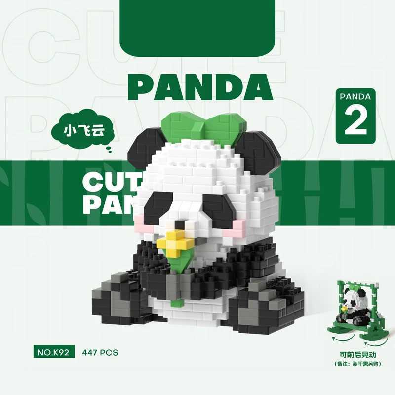 Panda Block Assembly Bricks Toys For Kids Girl Gift Creative Mini Block Micro Building Block for Adults Children Boy 6 to 8 Year C251023