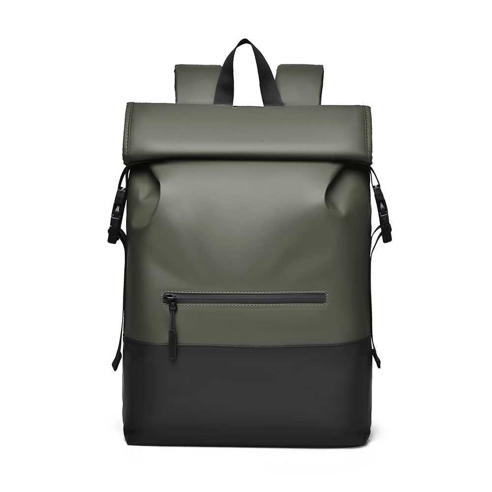 Mens Business Backpack Large Capacity Simple And Durable Oxford Cloth Mens Casual Shoulder Bag Travel Commuting School W251025