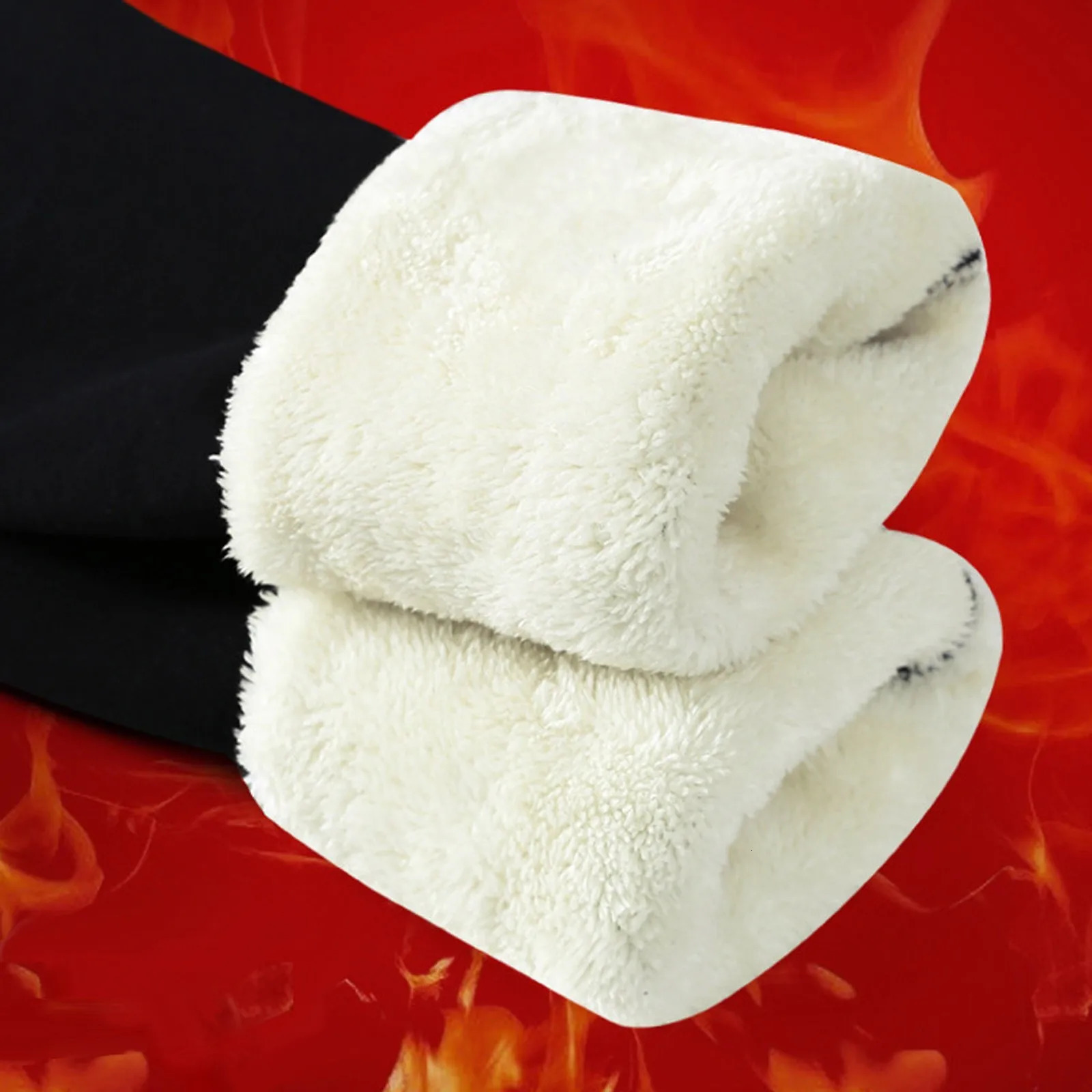 Womens Velvet Thick Fleece Leggings Casual Outfits For Work Womens Autumn And Winter Plush Thermal Fleece Tights Legging 251018