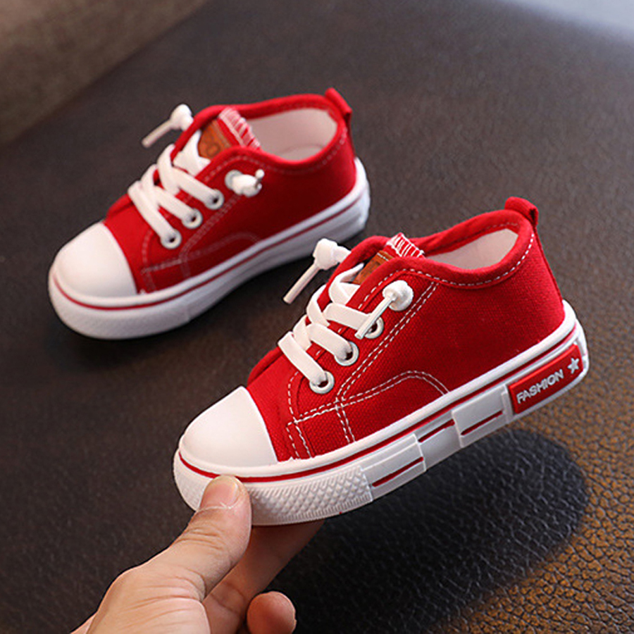 Toddler Infant Canvas Shoes for Kids Fashion Design Girls Boys Canvas Shoes Happysteps Cloth Sneakers Sizes 21 - 32 US5.5C-US1Y H1188
