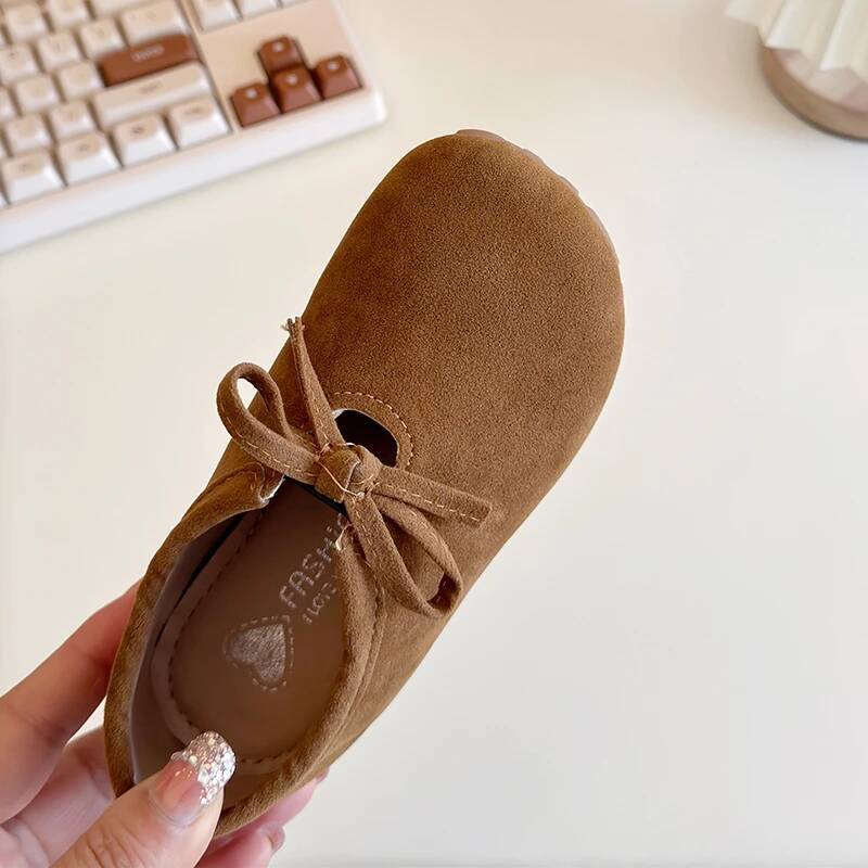 Children's Bir 2-18 Years Old Khaki Boys Girls Casual Ken Spring Autumn Yellow Retro Lightweight Kids Single Shoes ddmyshoesvip