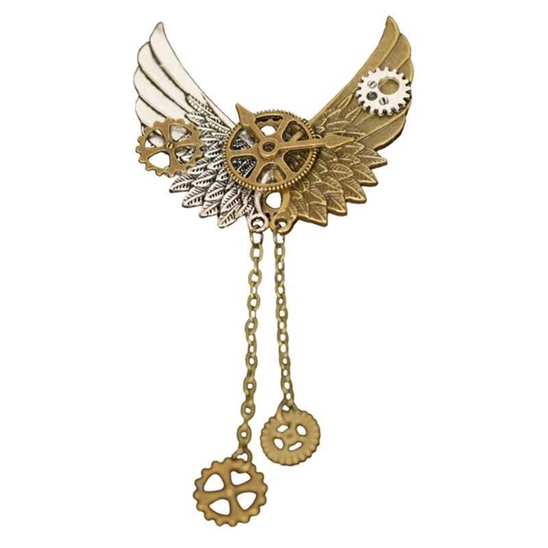 Steampunk Jewelry Steampunk Brooch Gears Mechanical Lapel Pin Women Men J251115