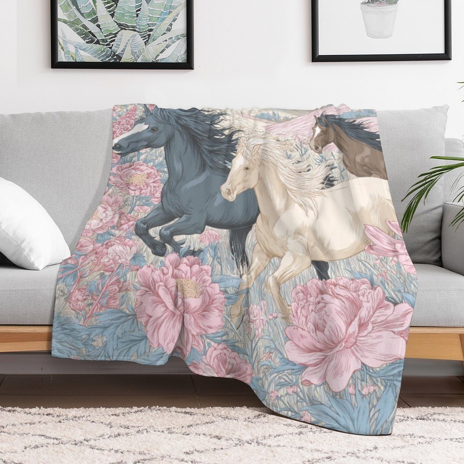 H Designer Horse blanket blanket throw cashmere vibration blanket copert Home Travel Throw Summer Air Conditioner Beach home bedding blankets throws H