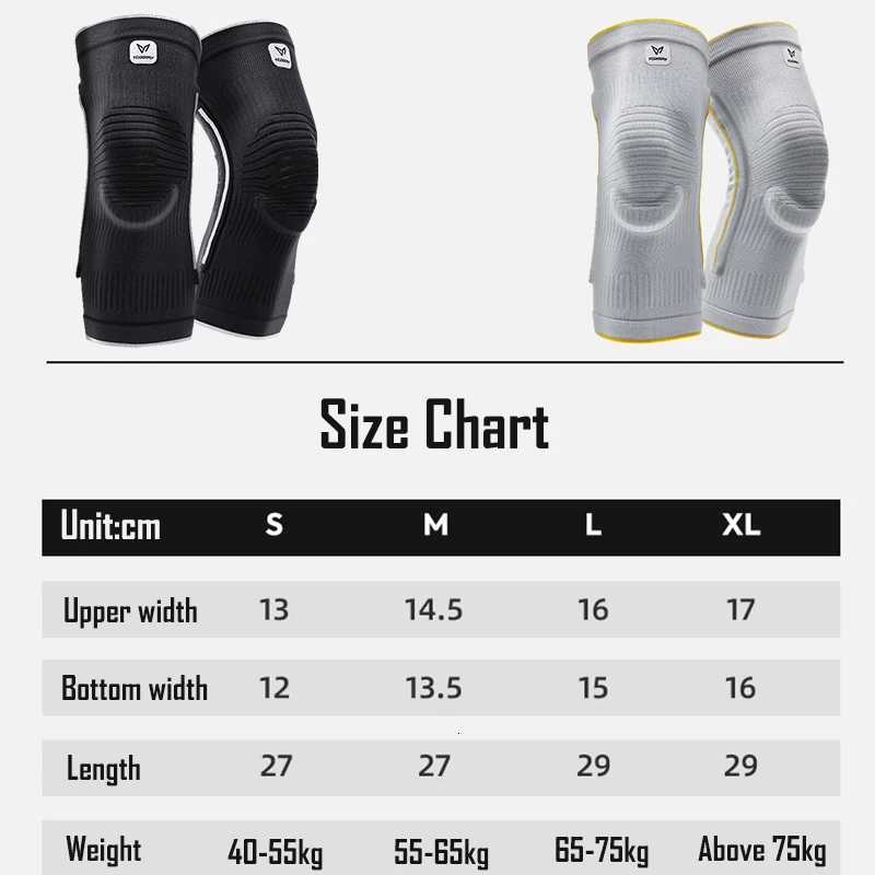 Veidoorn 1PC Knee Pads with Patella Medial Support Meniscus Silicone Compression Protection Sport Knee Braces Basketball Wear Y251024