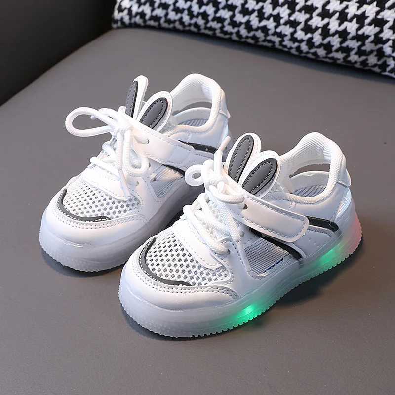 Tennis Shoe LED Children Trainer Cartoon Boy Casual Sneaker for Boy Kid Shoe for Girl Mesh Breathable Shoe Baby Illuminated ShoeT251025