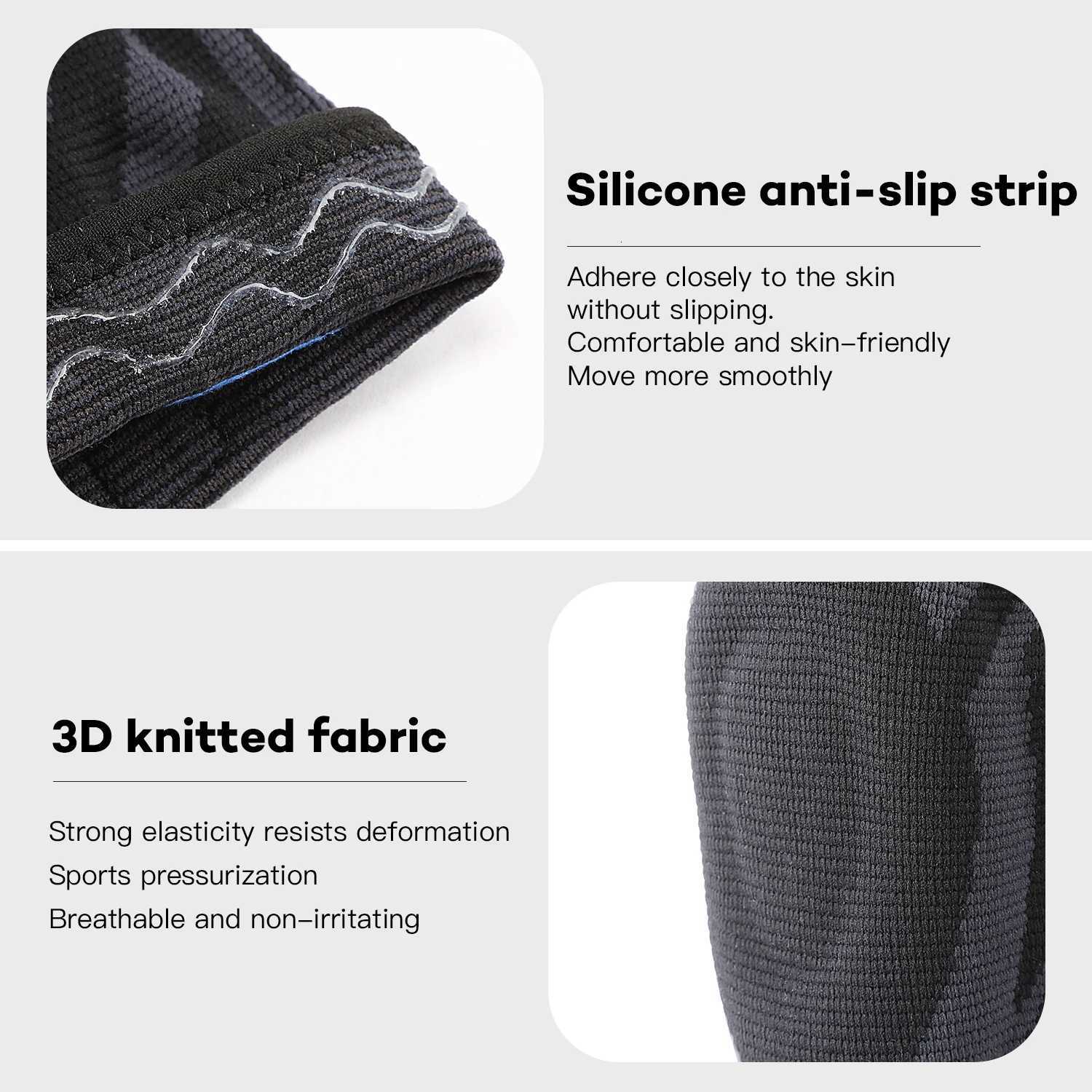 1 PC NonSlip Knee Support Brace with Patella Gel Pad Stabilizers ComfortFit Compression Sleeve for Arthritis Sports Y251024