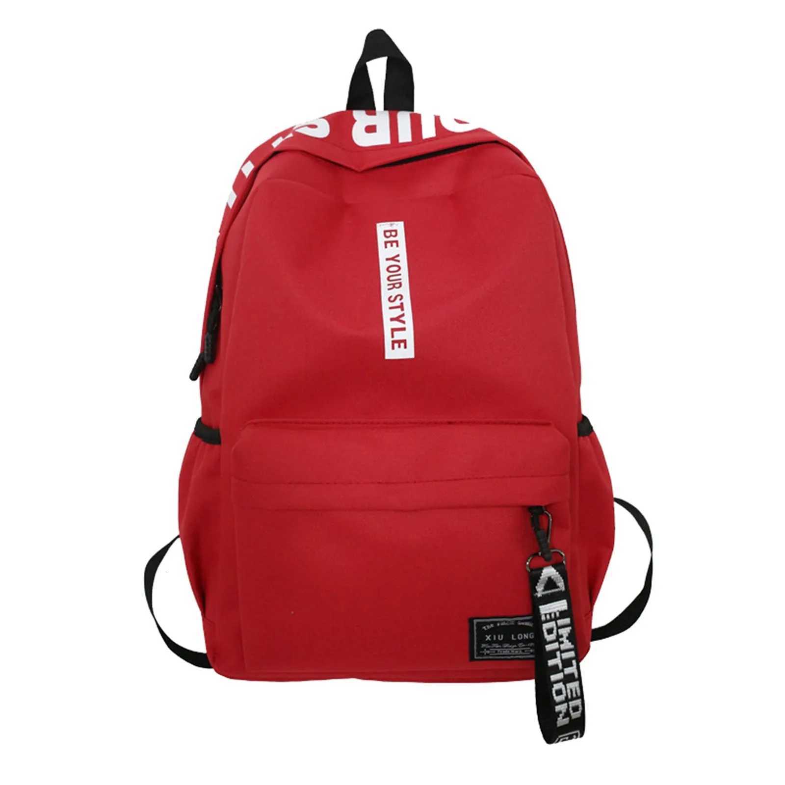 Fashionable Lightweight Student Backpack Customizable Casual Dualshoulder Bag Arc Shoulder Strap Polyester Lining Oxford W251025