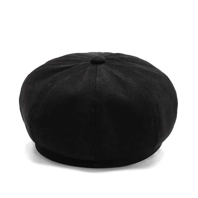 Wens Fashion Beret Autumn and Winter Outdoor Cotton Hat Windproof Men Wen Newsboy Solid Color Hats Universal Painter Cs Y251025