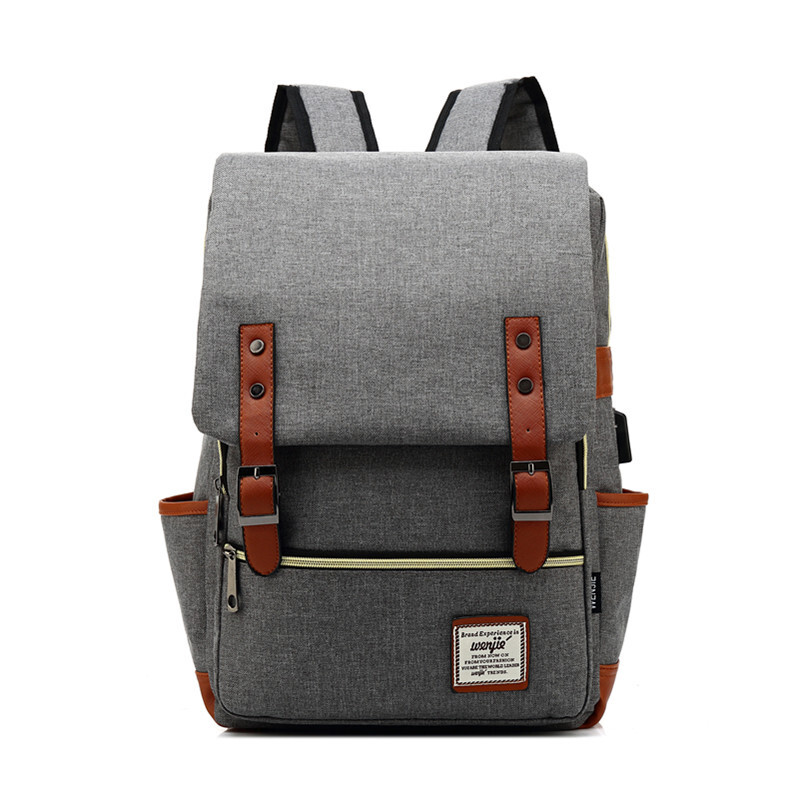 New designer personalized retro neutral outdoor canvas large travel backpack fashionable backpack