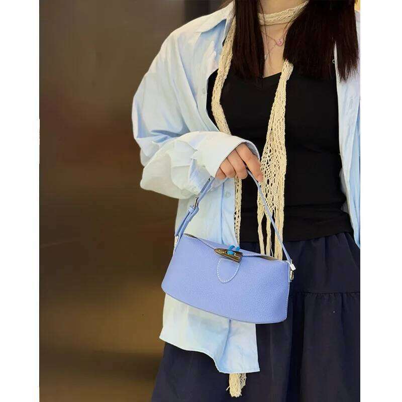 New Niche Design Women's Small Flap Shoulder Female Original Brand Genuine Leather Messenger Crossbody Bag Purses Suotong251025