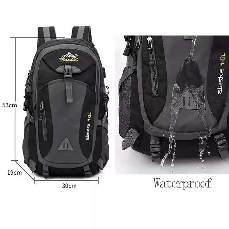 Antitheft Mountaineering Waterproof Backpack Men Riding Sport Bags Outdoor Camping Travel Backpacks Climbing Hiking Bag For Men W251025