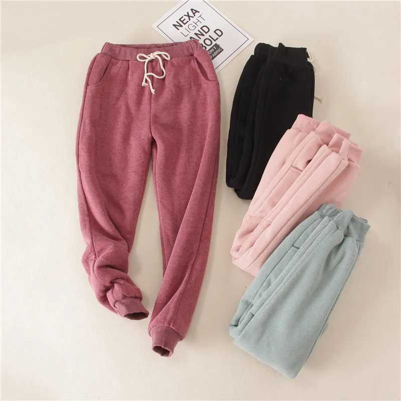 2022 Winter Warm Womens Pants Fleece Thicken College Students Sweatpants Girls Oversized Joggers 1 PC Enough For WinterT251025