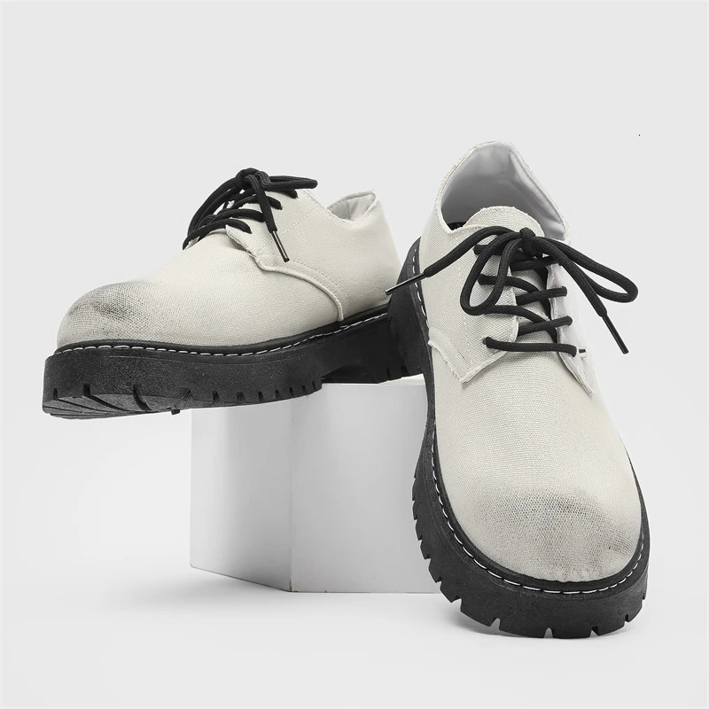 Board Shoes Breathable Style Outdoor Walking Young Handsome Shoes Versatile Daily 3946 Thick Soled Casual Mens Shoes 251023