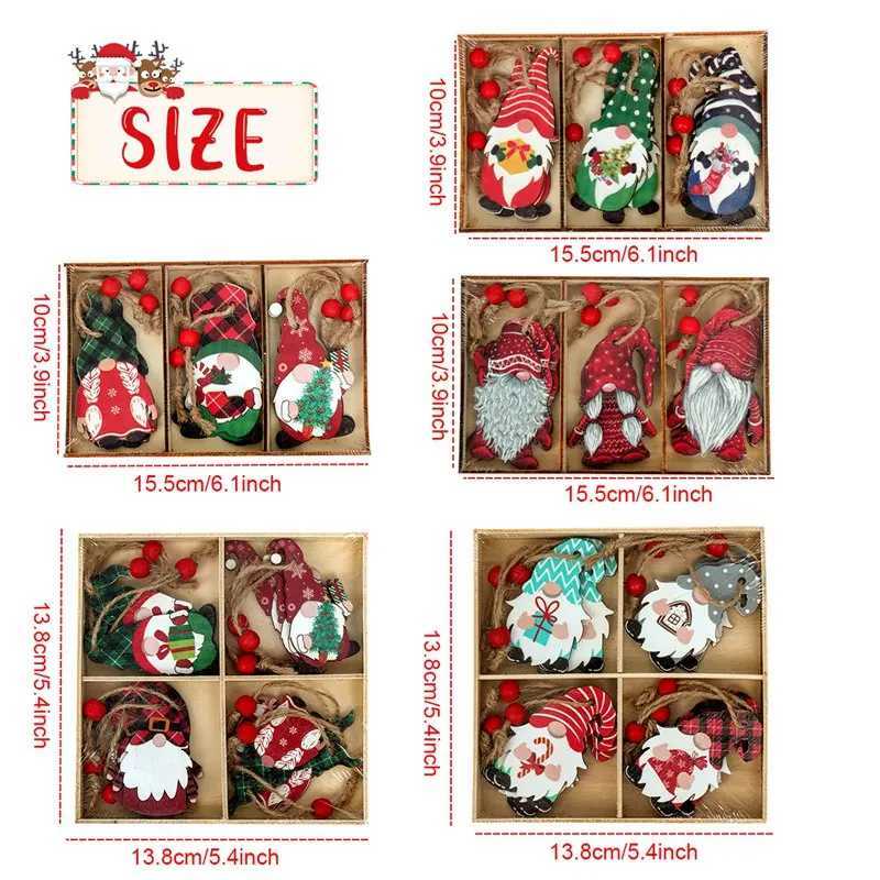 Christmas s Wooden Pendants Merry Christmas Decorations For Home 2025 Xmas Tree Christmas Ornaments Navidad New Year Gift C251024