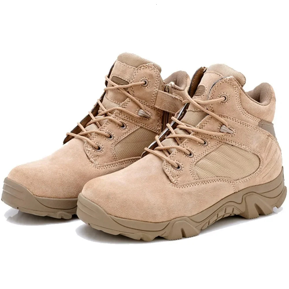 Winter Men Combat Boots Leather Desert Work Safety Shoes Tactical Ankle Boots Mens Botas Tacticos Zapatos 251021