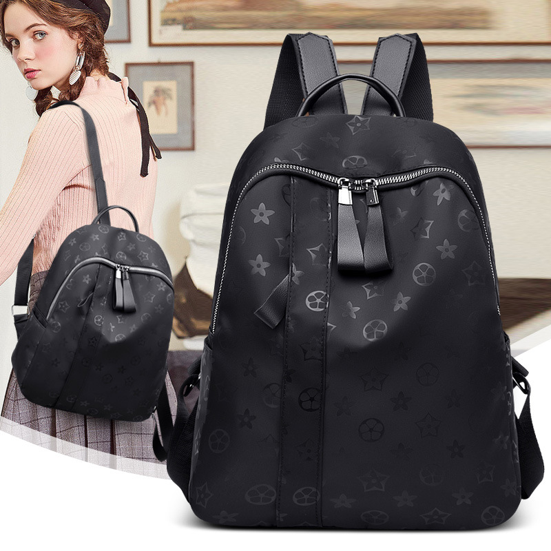 backpack designers 2025 New Korean Style Women Backpack Soft Leather Fashion Print Convertible Shoulder Crossbody Bag