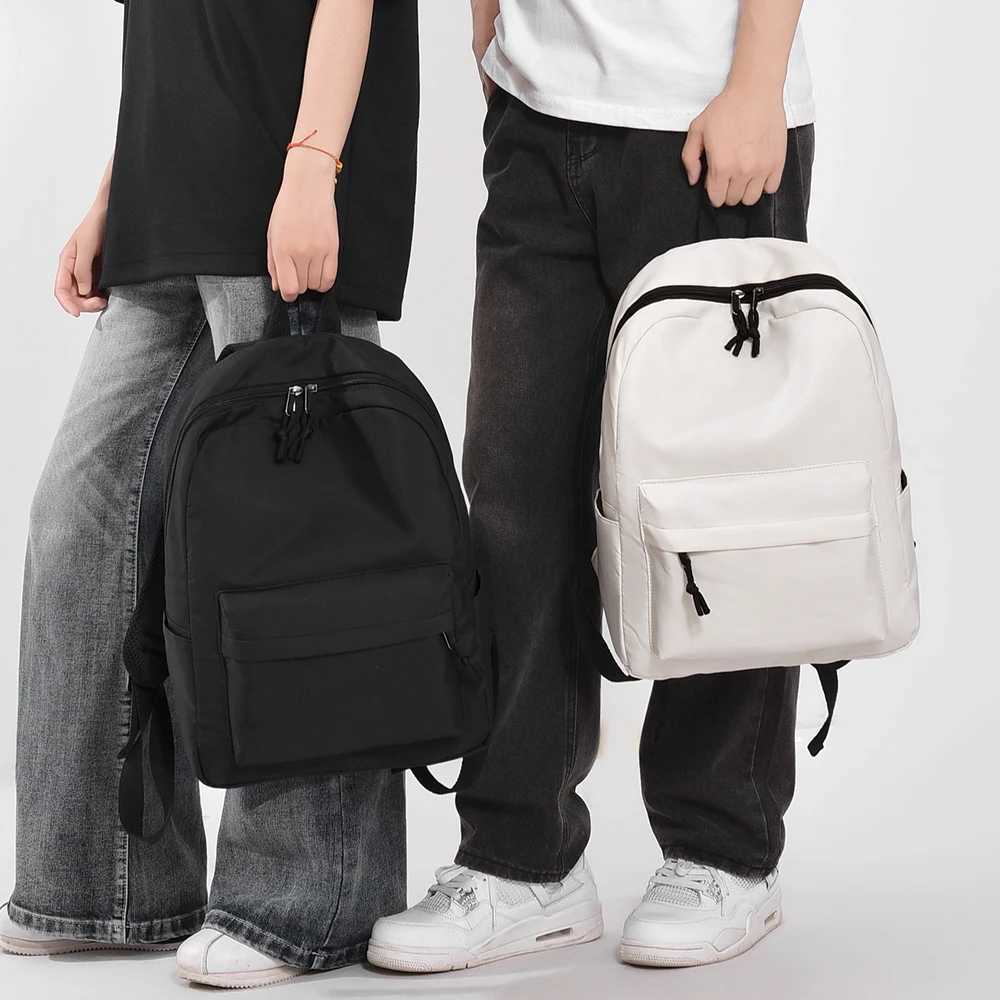 Japanesestyle Simple Men And Women With The Same Largecapacity Leisure Shoulder Bag Durable Travel Backpack Student Schoolbag W251025