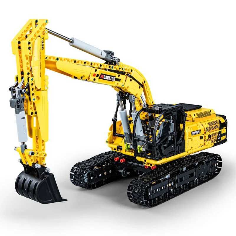 1702Pcs Cada 120 City Remote Control Engineering Car DIY Model Building Blocks RC Excavator Bricks Toys For Kids Gift C251023