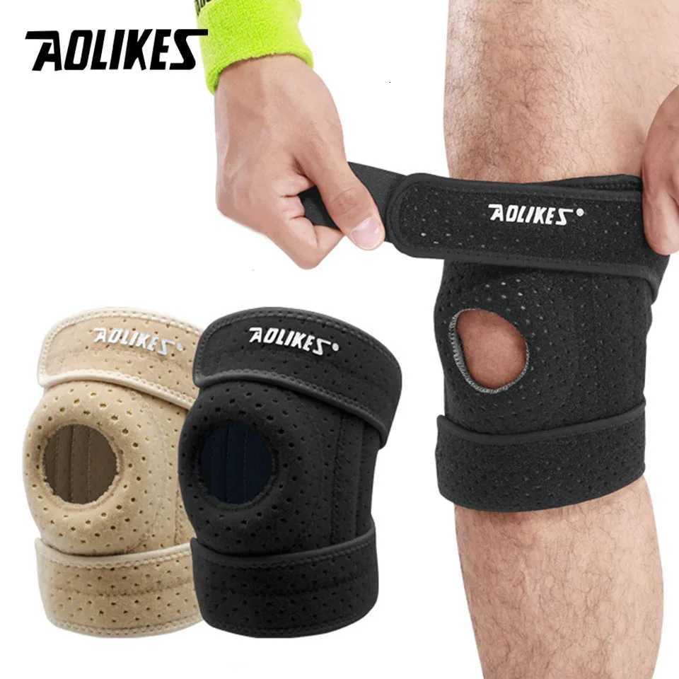 AOLIKES 1PC Knee Brace With Side Stabilizers Patella Gel Pads for Knee Pain Support for Knee Pad for RunningWorkoutArthritis Y251024