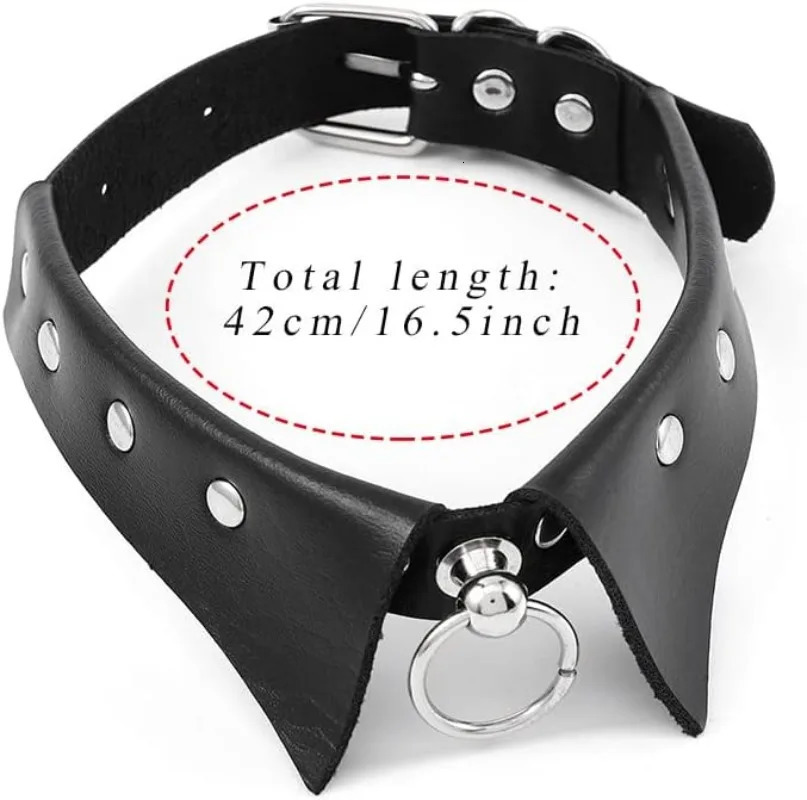 Gothic Leather Choker Necklaces Black Punk Nightclub Jewerly Accessories for Women Girlfriend 251023