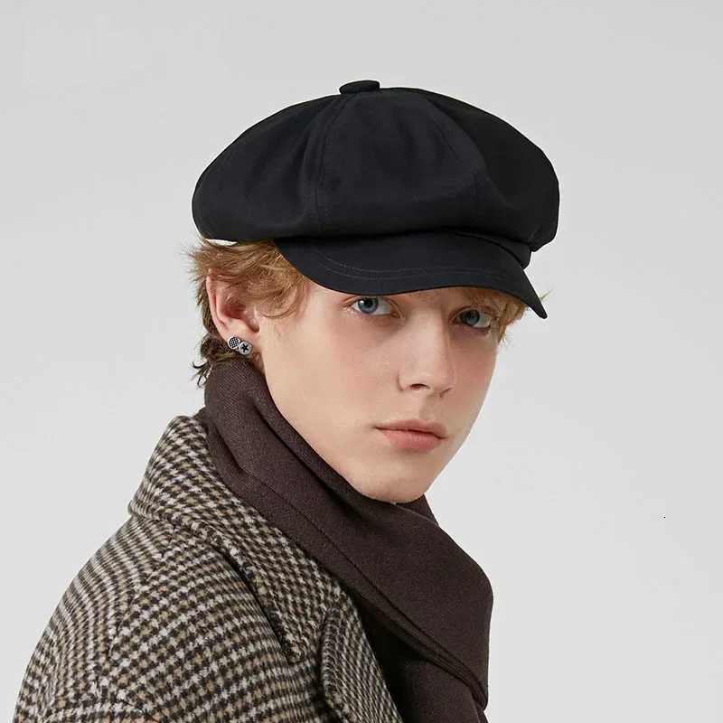 Fashion Beret M Fem Spring Summer Versatile Classic Casquette Painter Stylish Retro Octagonal Hat Men Wen Sunc Teen Y251025